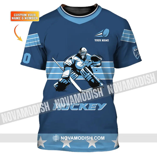 Unisex Shirt Custom Name And Number T-Shirt Hockey Polo Gift For Player / S