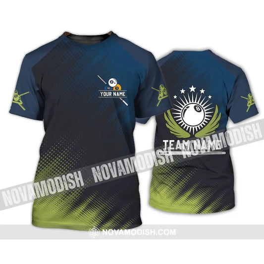 Unisex Shirt - Custom Name And Team Name Shirt - Billiard Angel T-Shirt / S T-shirt