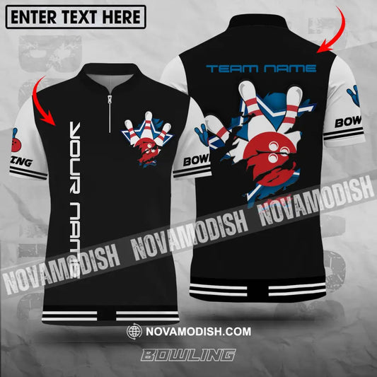 Unisex Shirt - Custom Name And Team Name Bowling Shirt T-shirt