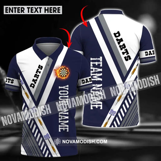 Unisex Shirt - Custom Name And Team Name Shirt Darts And Arrows T-shirt