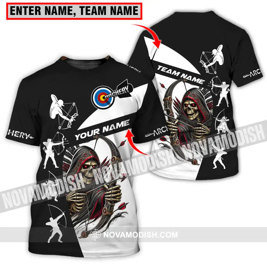 Unisex Shirt - Custom Name And Team Name Shirt Death Archery T-shirt