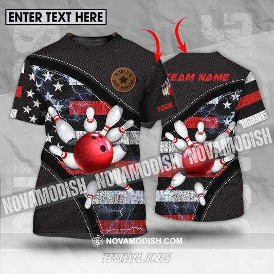 Unisex Shirt - Custom Name And Team Name Sport Shirt World’s Best Bowling T-shirt