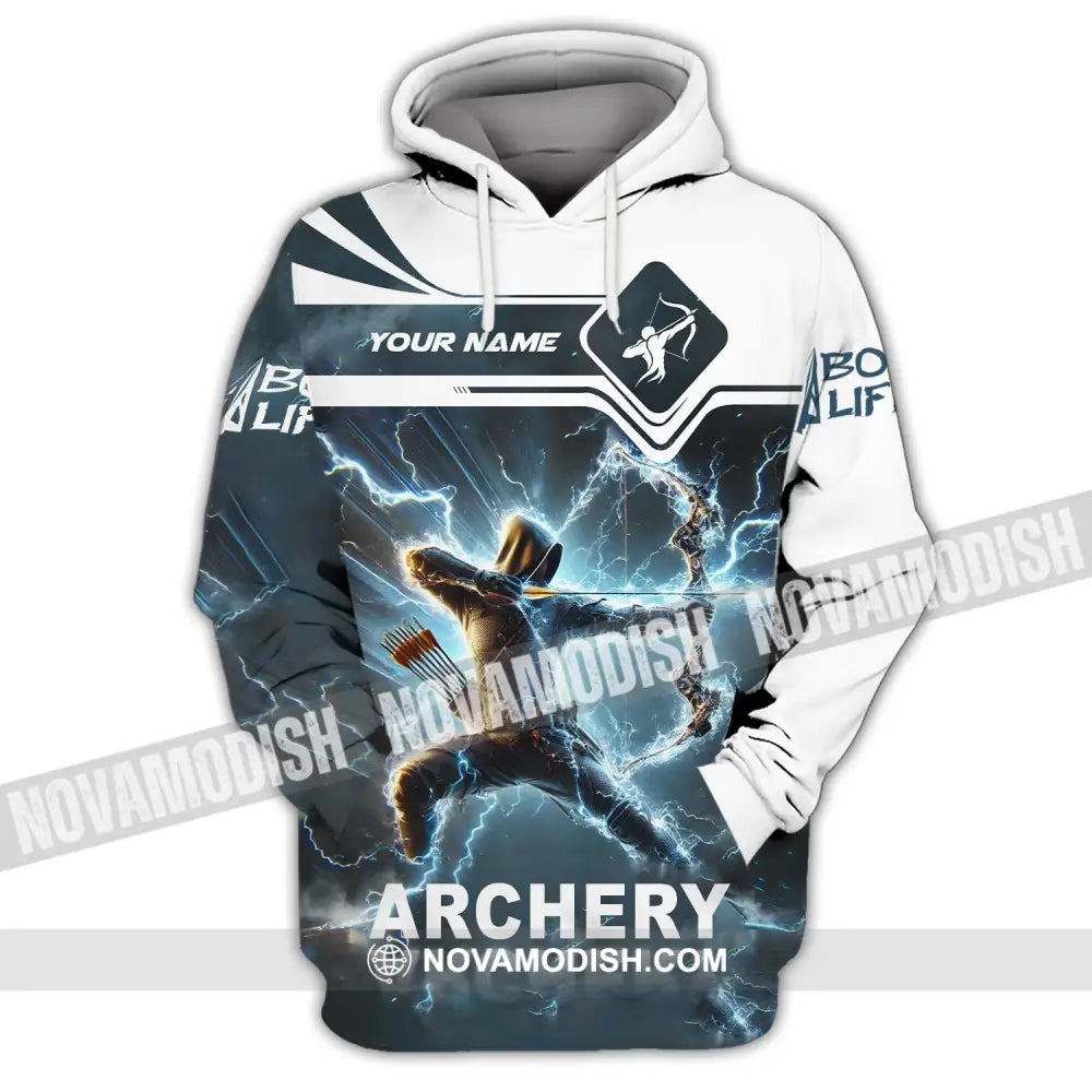 Unisex Shirt - Custom Name Archery Hoodie / S T-Shirt