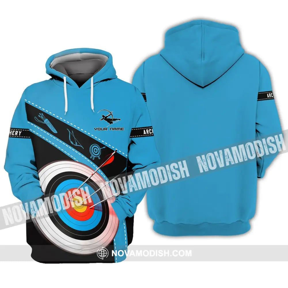 Unisex Shirt - Custom Name Shirt - Archery Lover Shirt Hoodie / S T-shirt