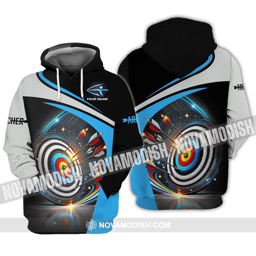 Unisex Shirt - Custom Name Archery Sport Shirt Hoodie / S T-shirt
