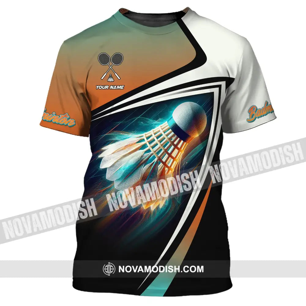 Unisex Shirt Custom Name Badminton Club For Lovers T-Shirt / S