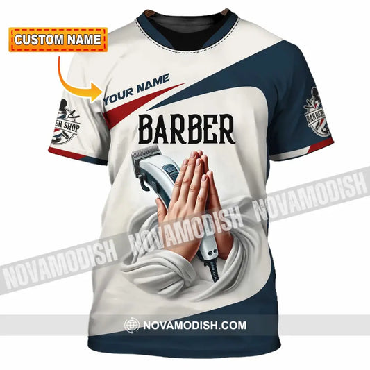 Unisex Shirt Custom Name Barber Shop T-Shirt T-Shirt