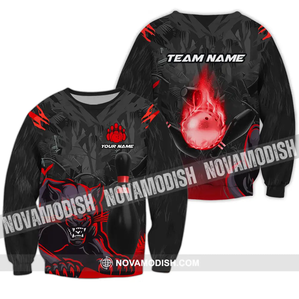 Unisex Shirt - Custom Name Shirt Billiard Player Long Sleeve / S T-shirt