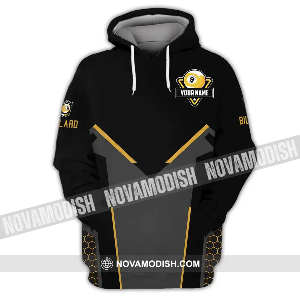 Unisex Shirt - Custom Name Shirt - Billiard Team Name Shirt Hoodie / S T-shirt