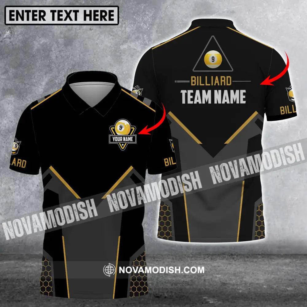 Unisex Shirt - Custom Name Shirt - Billiard Team Name Shirt T-shirt