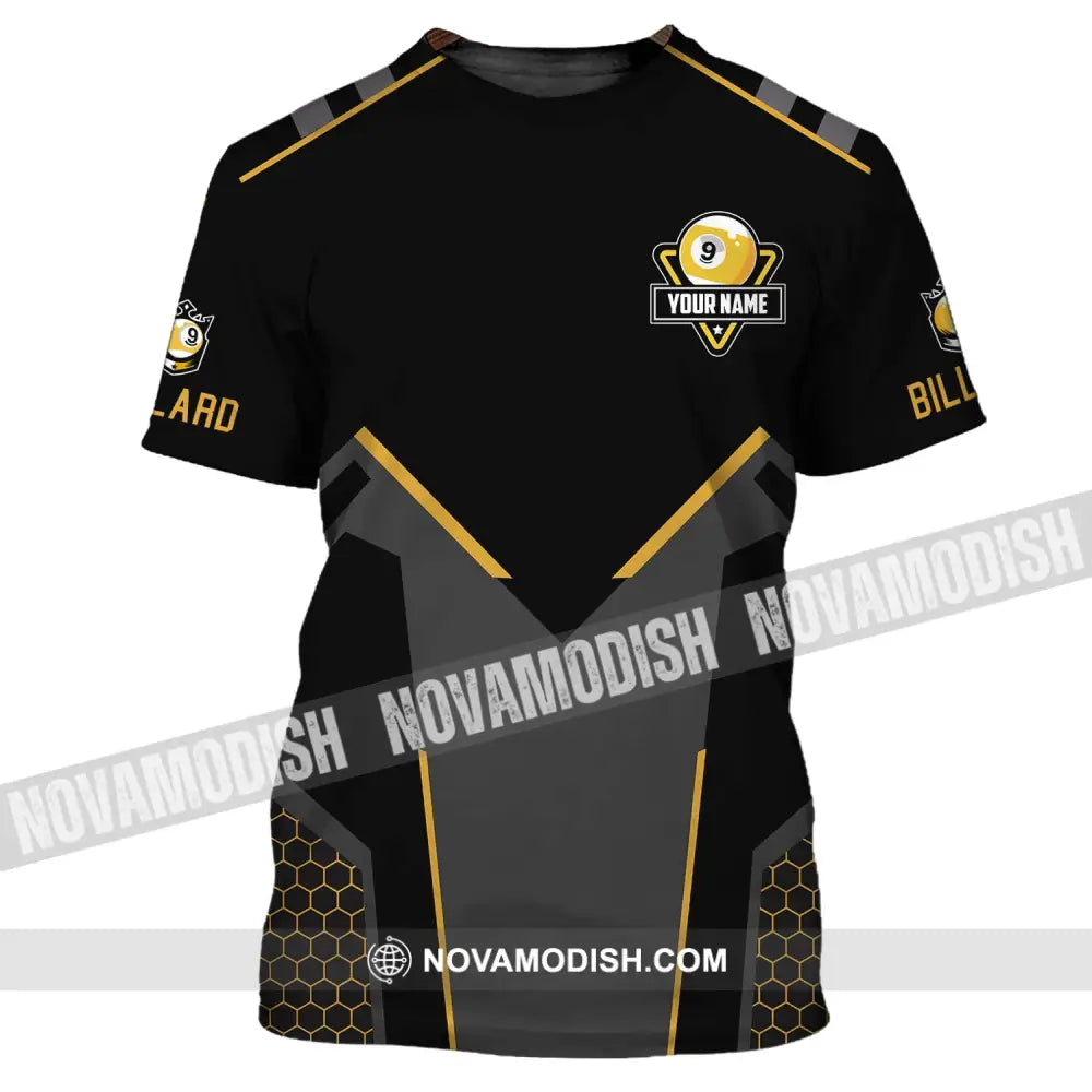 Unisex Shirt - Custom Name Shirt - Billiard Team Name Shirt T-Shirt / S T-shirt