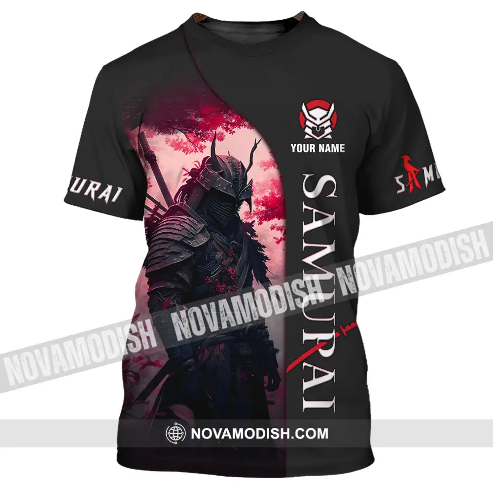 Unisex Shirt - Custom Name Blood Samurai Shirt T-Shirt / S T-shirt