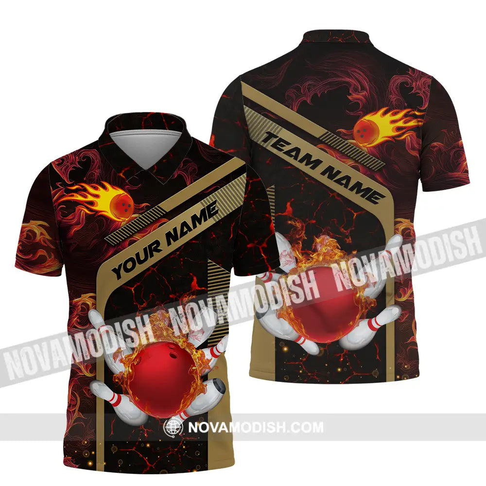 Unisex Shirt - Custom Name Shirt Billiard Player Polo Shirt / S T-shirt