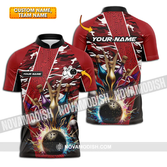 Unisex Shirt - Custom Name Shirt Billiard Player T-shirt