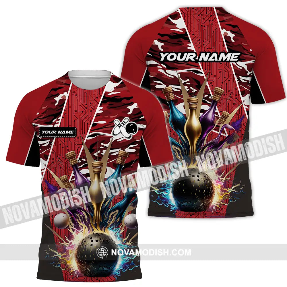 Unisex Shirt - Custom Name Shirt Billiard Player T-Shirt / S T-shirt