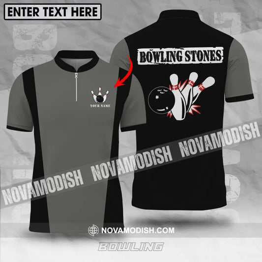 Unisex Shirt - Custom Name Shirt Bowling Stones Shirt T-shirt