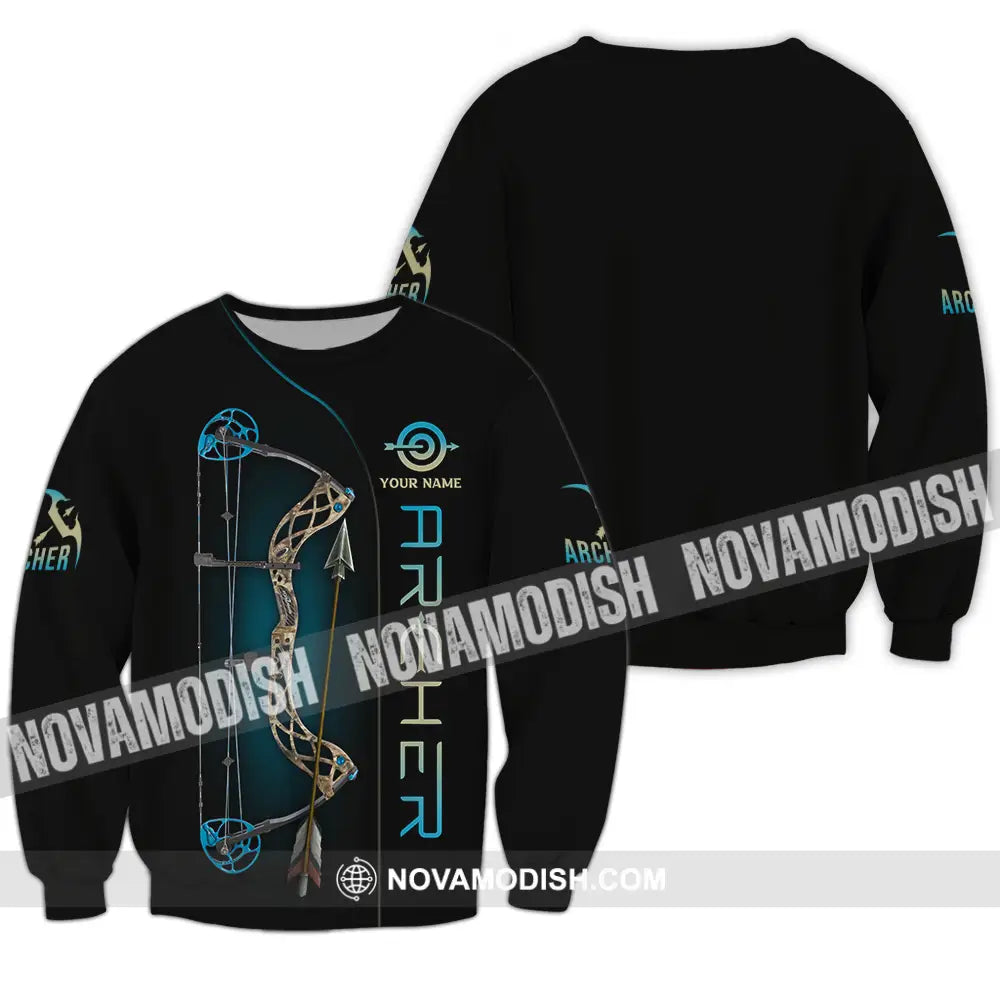 Unisex Shirt - Custom Name Classic Archer Shirt Long Sleeve / S T-shirt