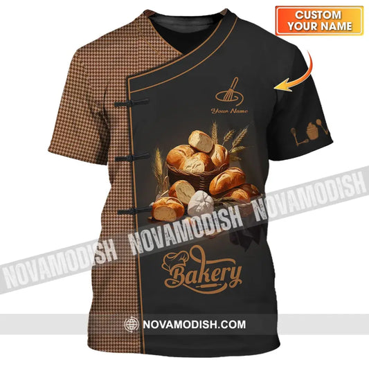 Unisex Shirt - Custom Name Dark 3D Shirt For Bakery T-shirt
