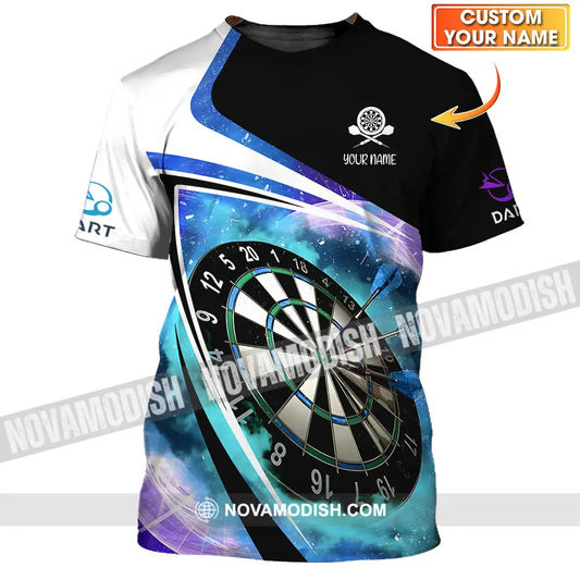 Unisex Shirt - Custom Name Darts Galaxy Shirt T-shirt