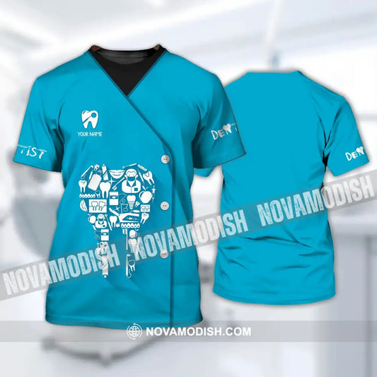 Unisex Shirt - Custom Name Dentist T-Shirt - Dental Shirt - Gift For Dentists T-Shirt / S T-shirt