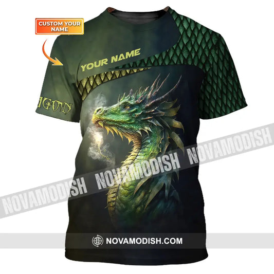 Unisex Shirt Custom Name Dragon T-Shirt 3D Lover Gift