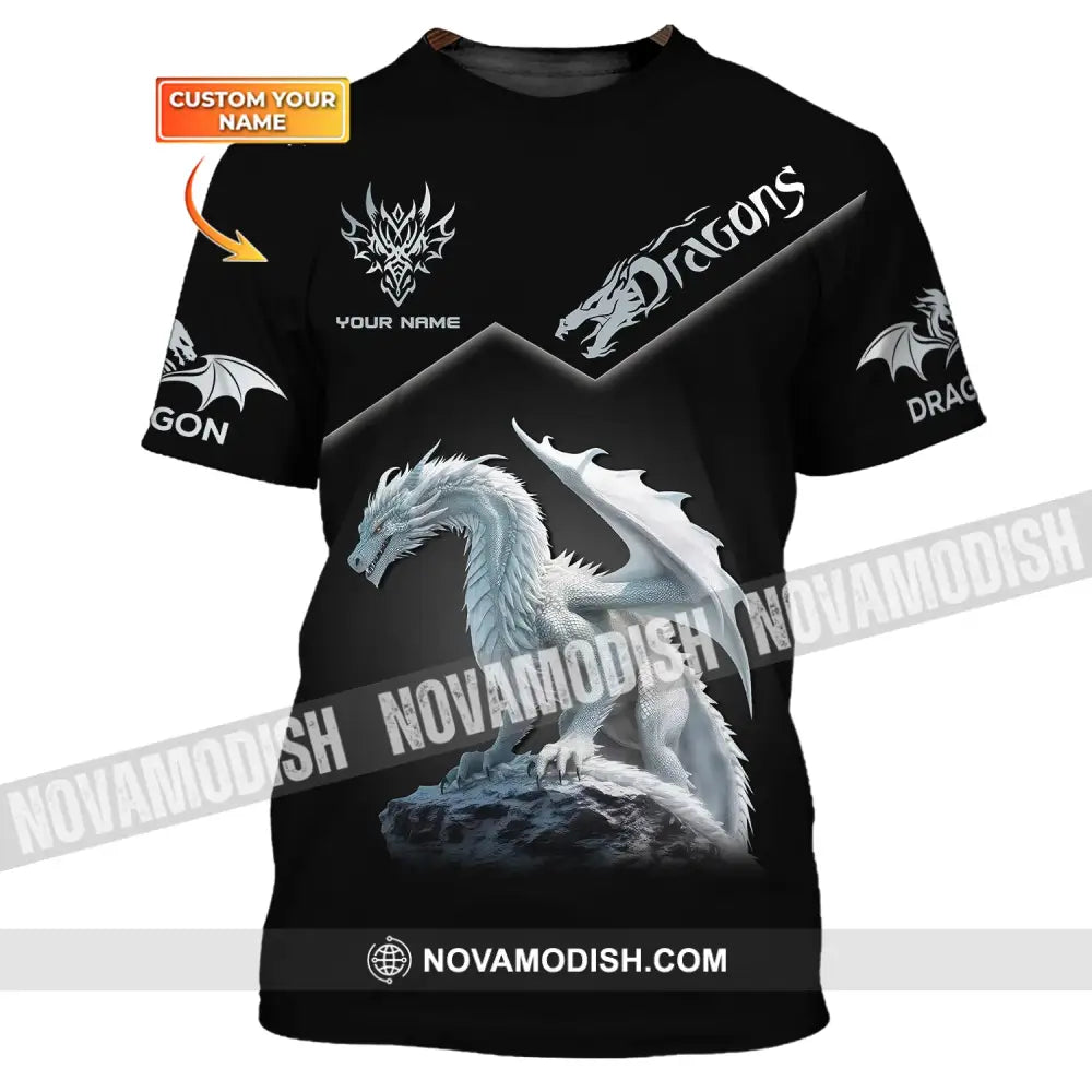 Unisex Shirt Custom Name Dragon T-Shirt 3D Lover Gift
