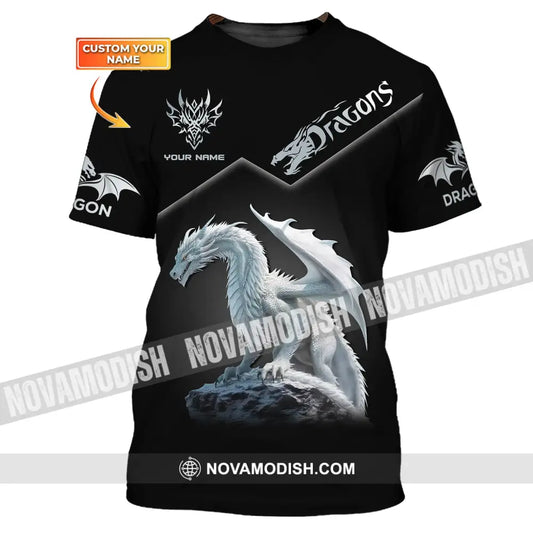 Unisex Shirt Custom Name Dragon T-Shirt 3D Lover Gift