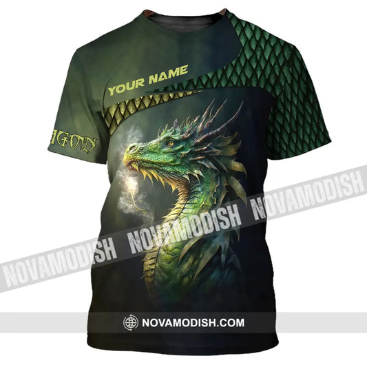 Unisex Shirt Custom Name Dragon T-Shirt 3D Lover Gift / S