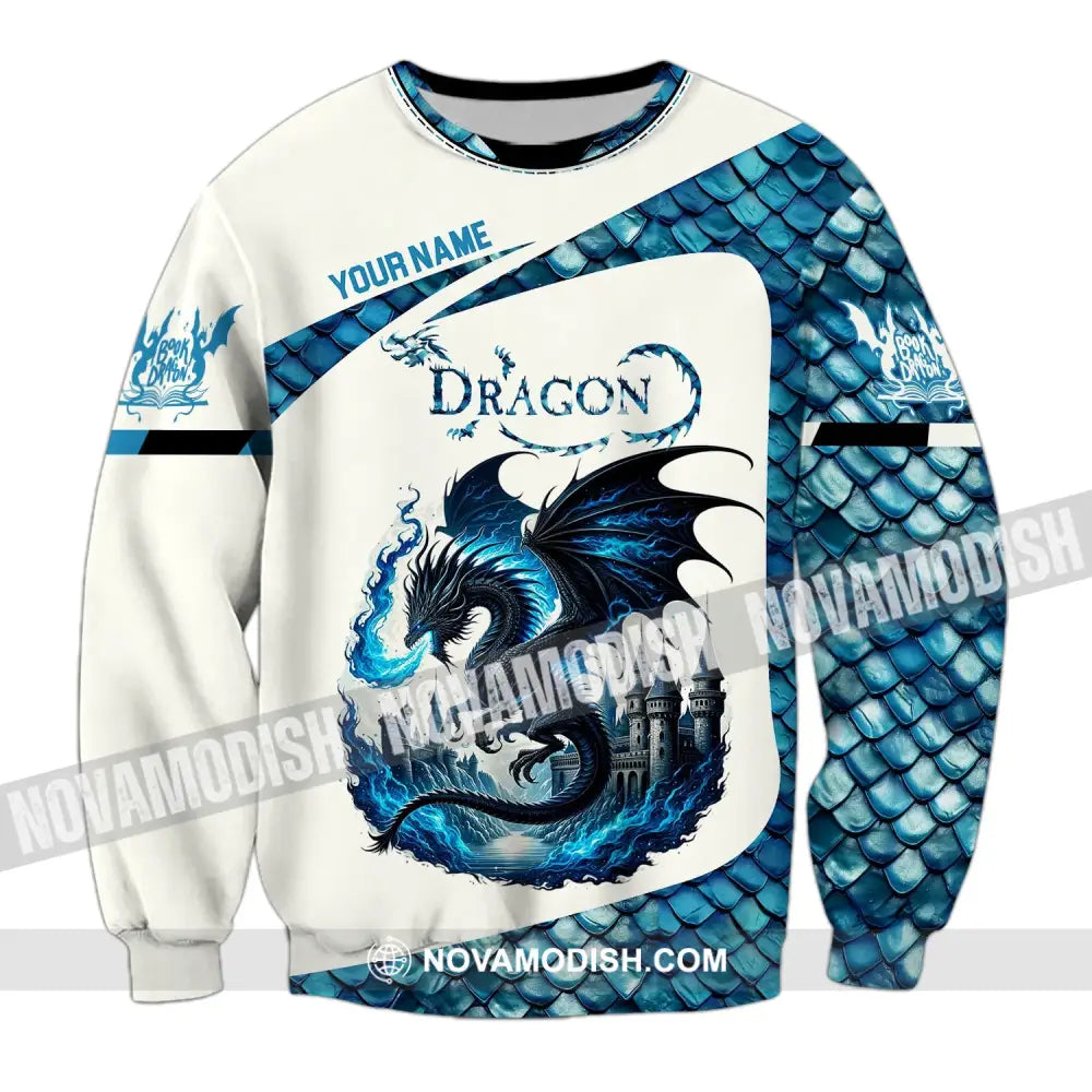 Unisex Shirt Custom Name Dragon T-Shirt Hoodie Long Sleeve / S T-Shirt