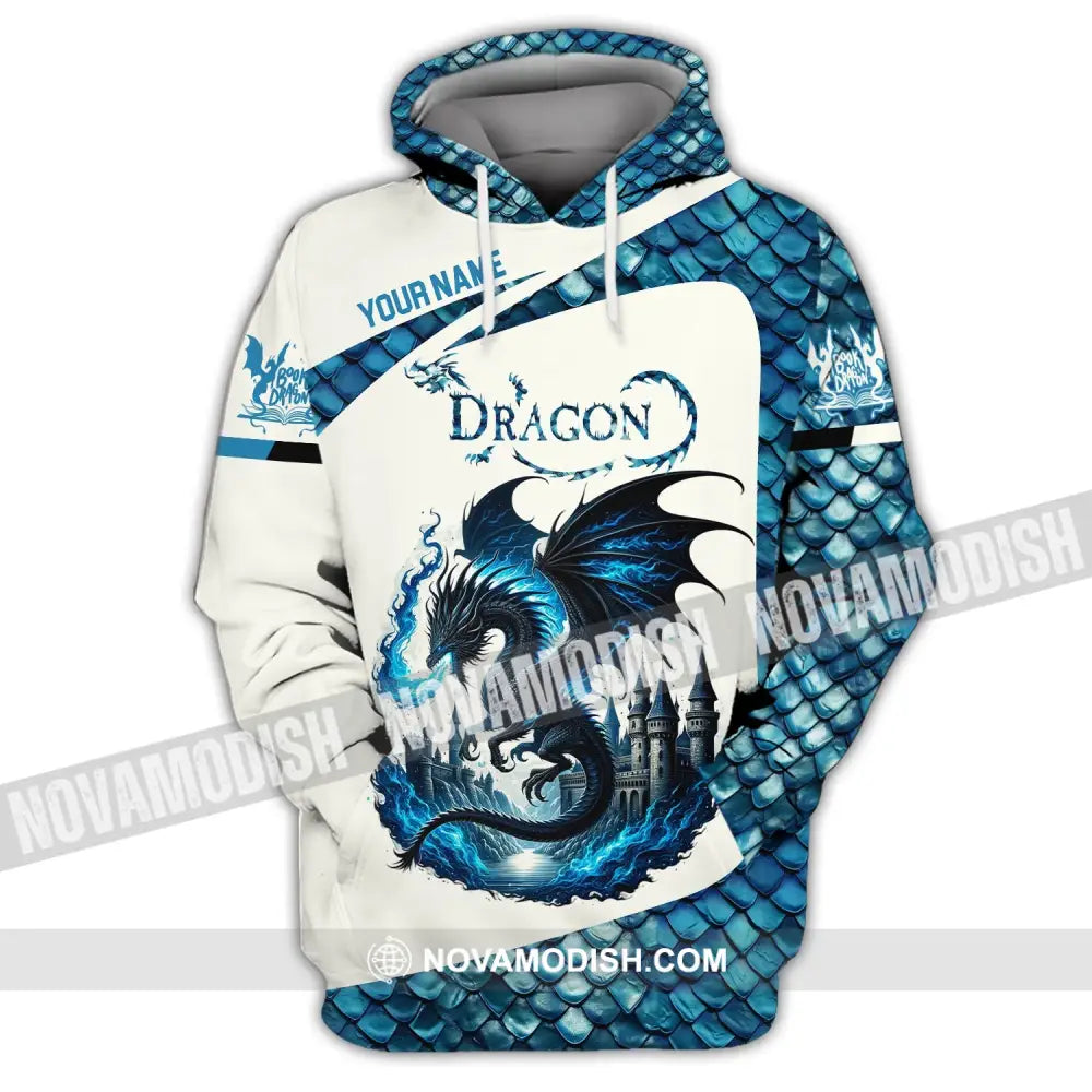 Unisex Shirt Custom Name Dragon T-Shirt Hoodie Long Sleeve / S T-Shirt