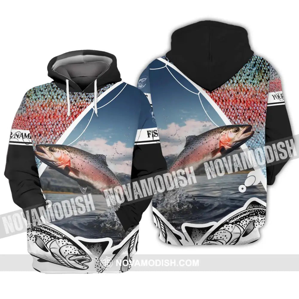 Unisex Shirt - Custom Name Fishing Shirt Hoodie / S T-shirt