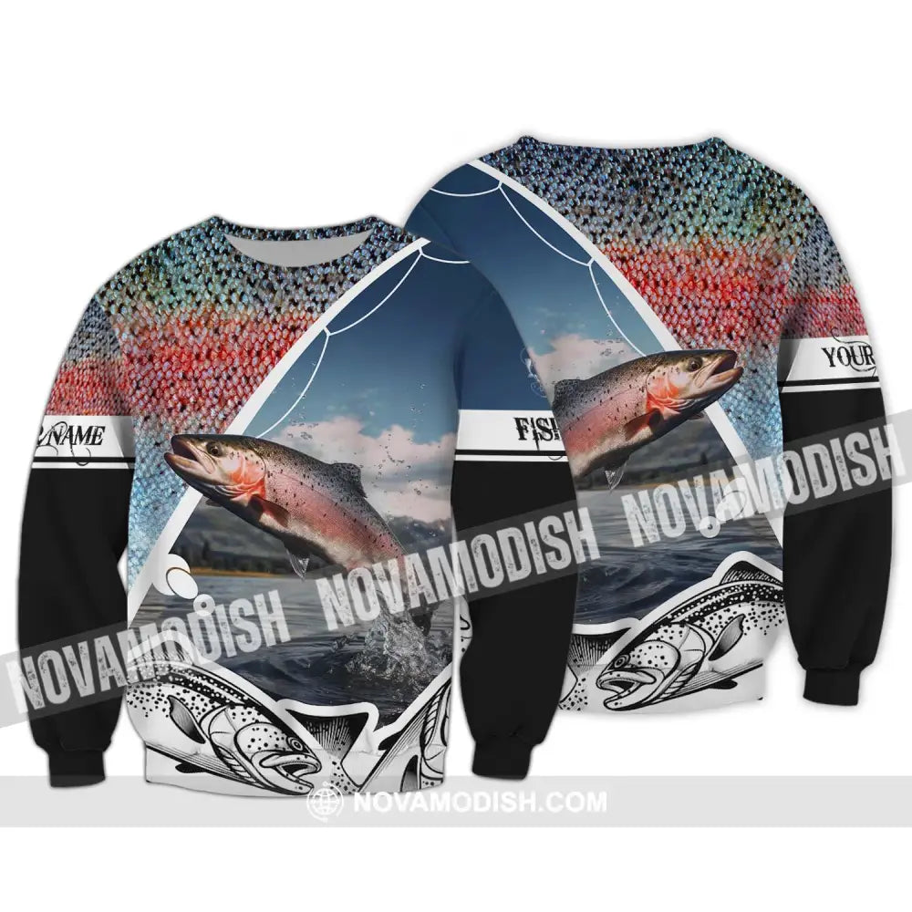 Unisex Shirt - Custom Name Fishing Shirt Long Sleeve / S T-shirt