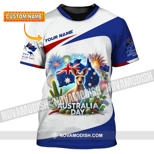 Unisex Shirt Custom Name For Australia Lover T-Shirt Hoodie Long Sleeve T-Shirt