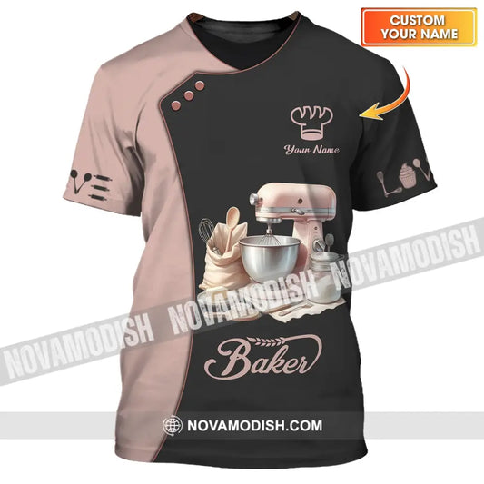 Unisex Shirt - Custom Name Shirt For Baker T-shirt