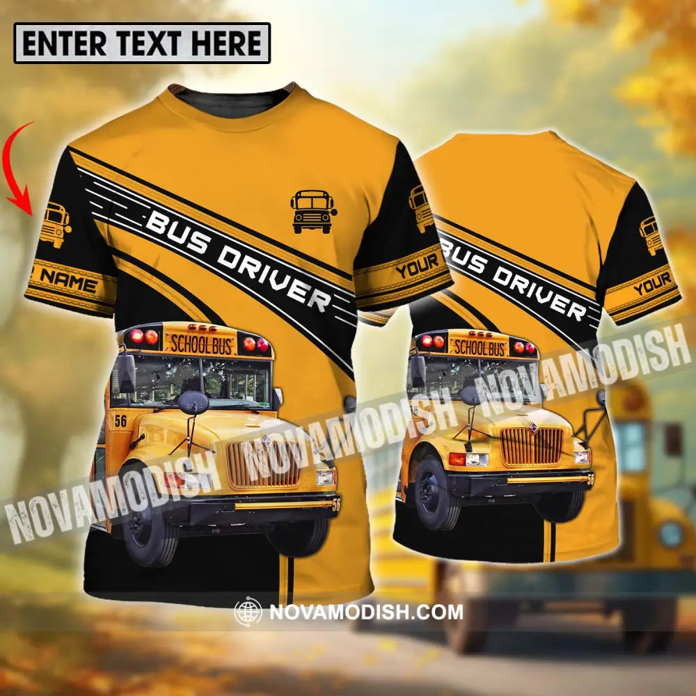 Unisex Shirt - Custom Name Shirt For Bus Driver T-shirt