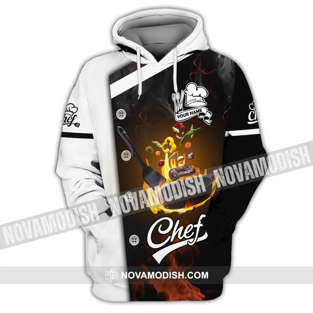 Unisex Shirt Custom Name For Chef T-Shirt Apparel Hoodie / S T-Shirt