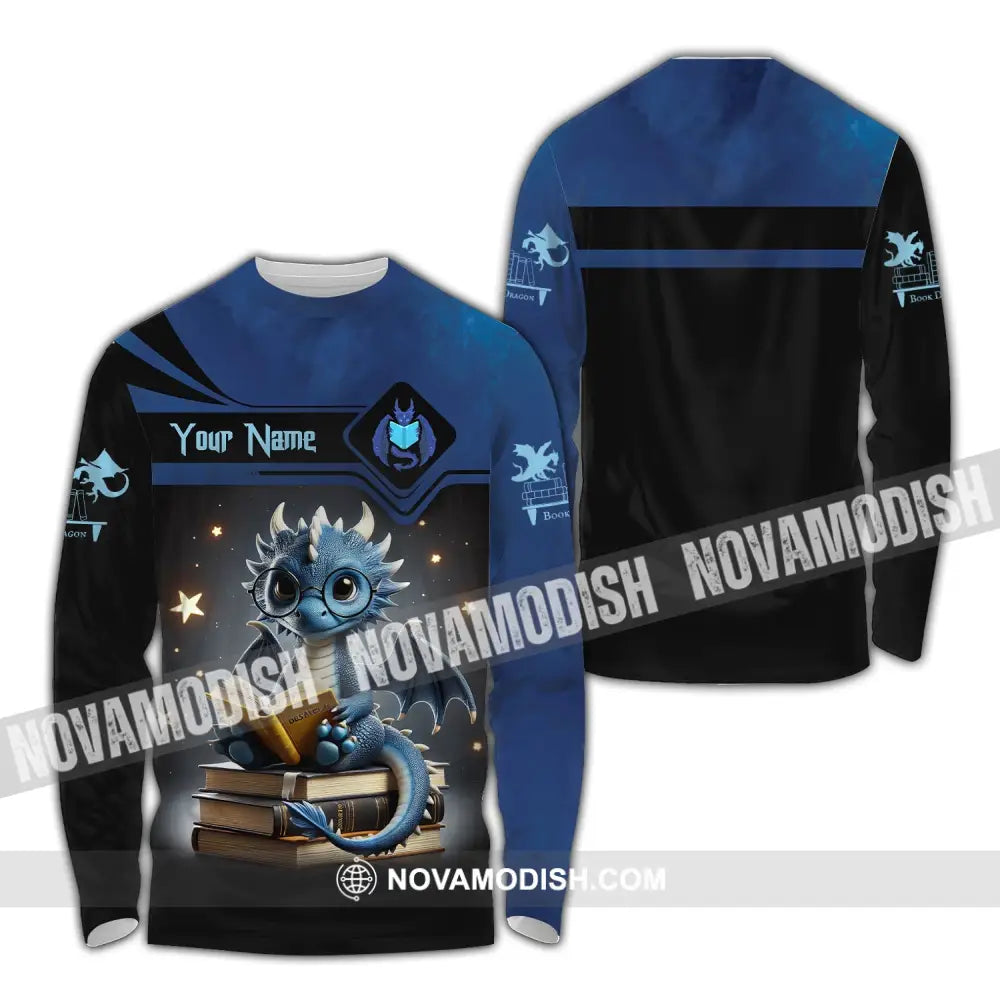 Unisex Shirt Custom Name For Dragon Lover T-Shirt Hoodie Long Sleeve / S T-Shirt
