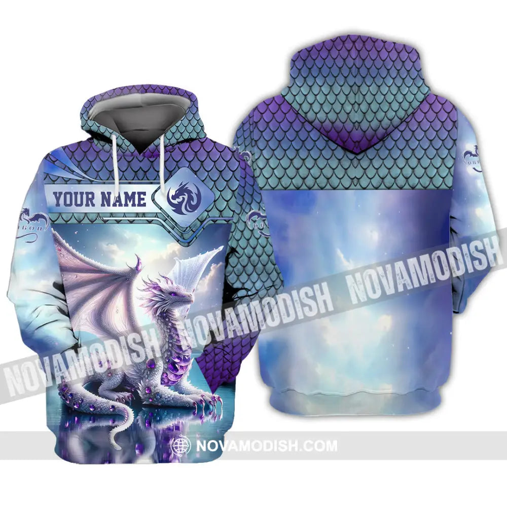 Unisex Shirt Custom Name For Dragon Lover T-Shirt Hoodie Long Sleeve / S T-Shirt