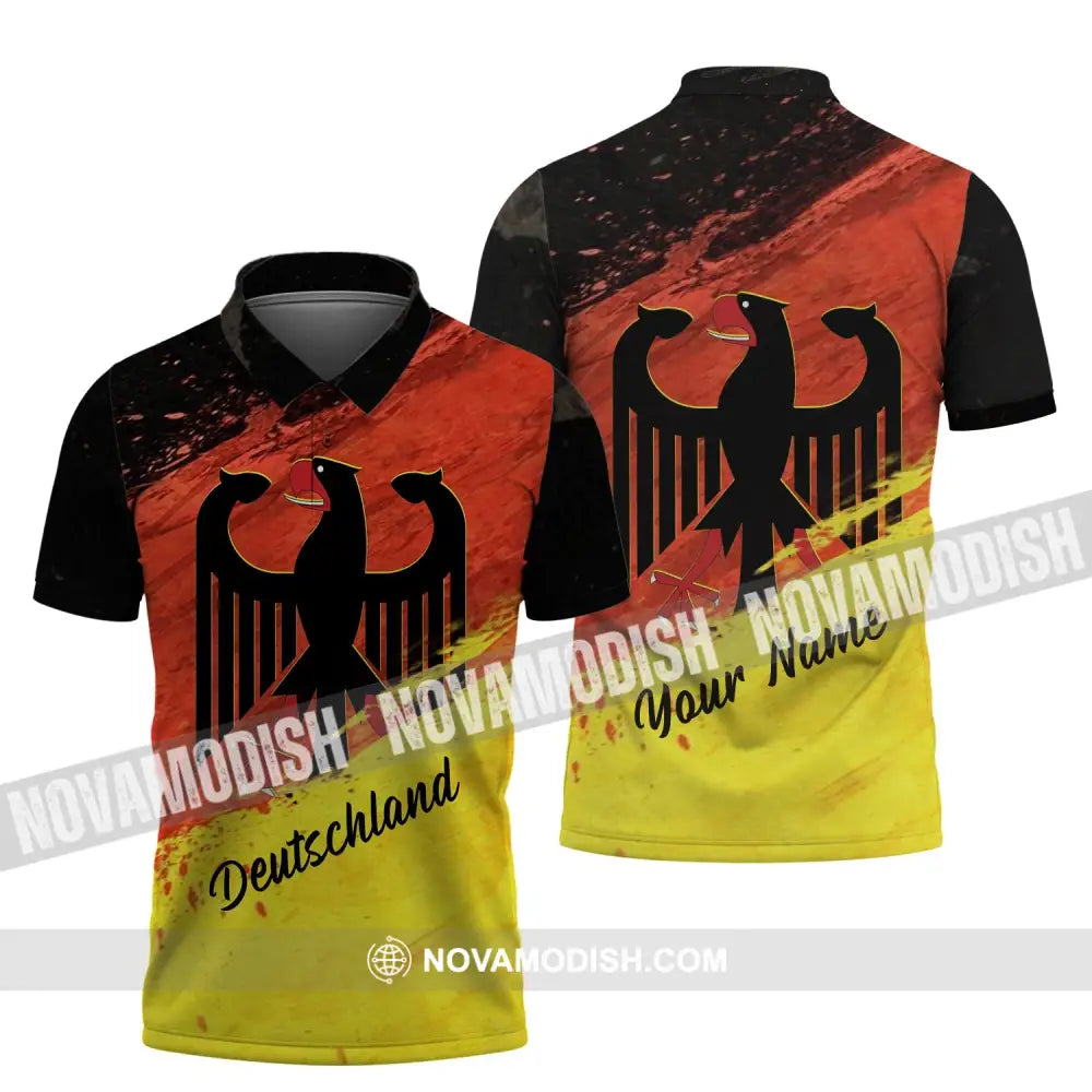 Unisex Shirt - Custom Name Shirt - Germany Bundesrepublik Deutschland Shirt Polo Shirt / S T-shirt