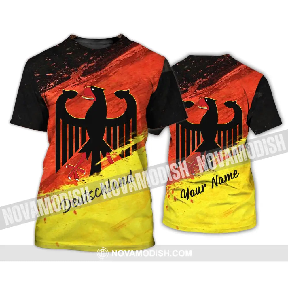 Unisex Shirt - Custom Name Shirt - Germany Bundesrepublik Deutschland Shirt T-Shirt / S T-shirt