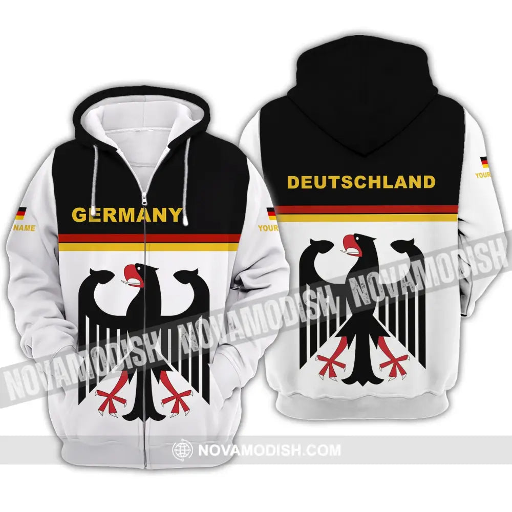 Unisex Shirt - Custom Name Shirt - Germany Deutschland K5 Shirt Zipper Hoodie / S T-shirt