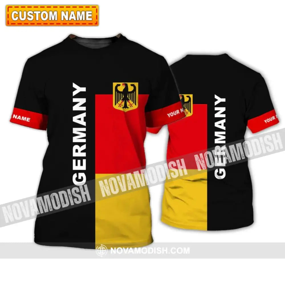 Unisex Shirt - Custom Name Shirt - Germany Flag Shirt T-shirt