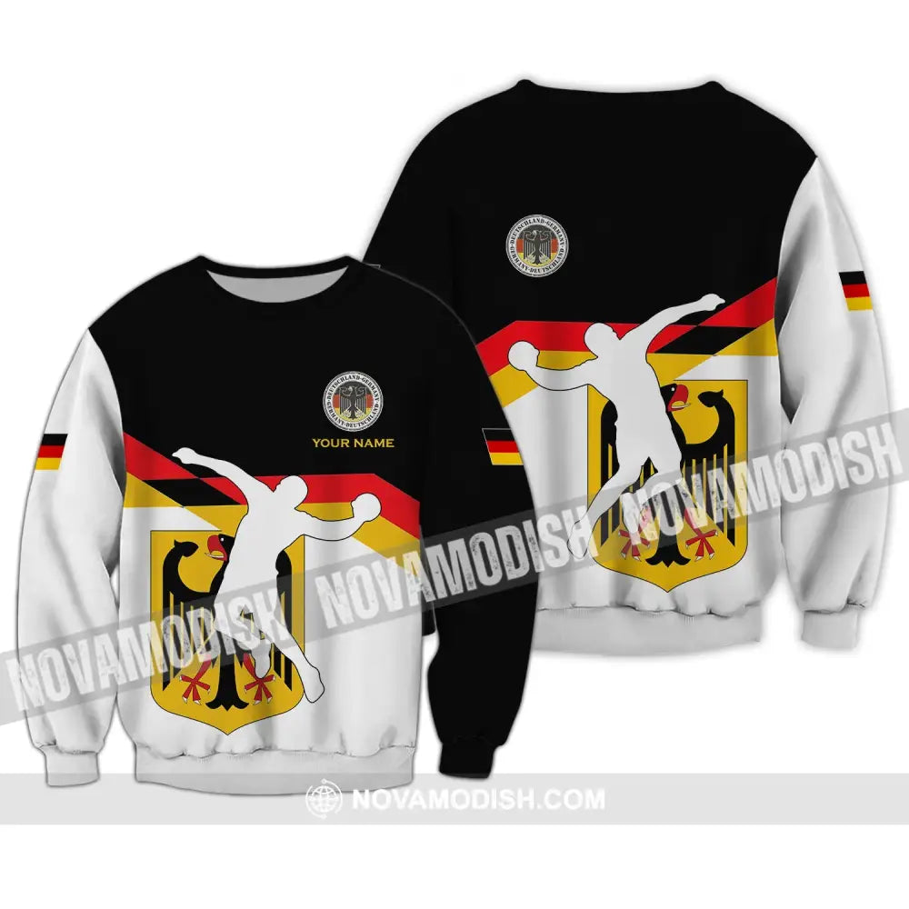 Unisex Shirt - Custom Name Shirt - Germany Handball Shirt Long Sleeve / S T-shirt
