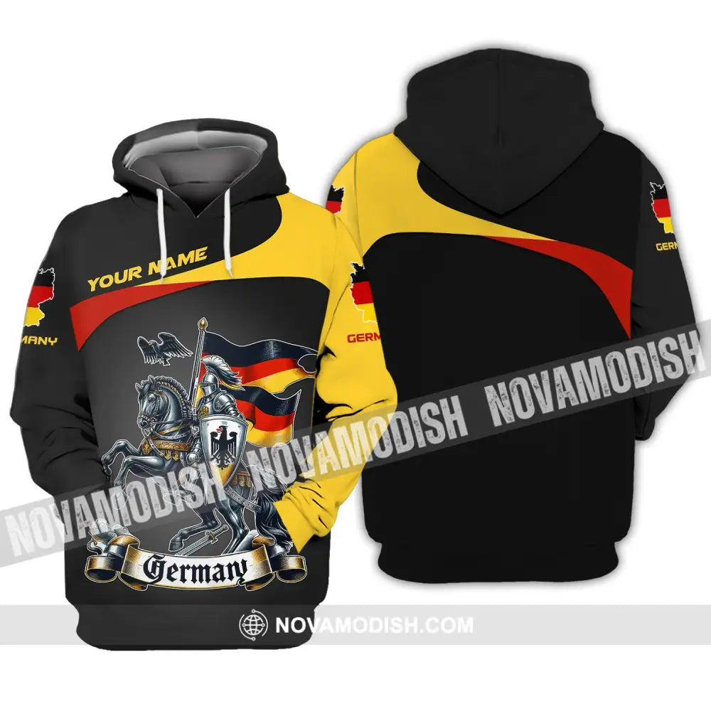 Unisex Shirt Custom Name Germany T-Shirt German Pride Gift Hoodie / S