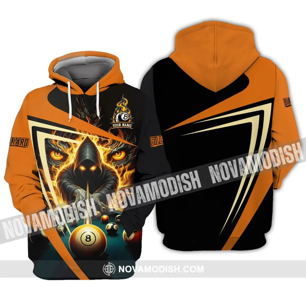 Unisex Shirt - Custom Name Shirt Ghost Of Billiards Hoodie / S T-shirt