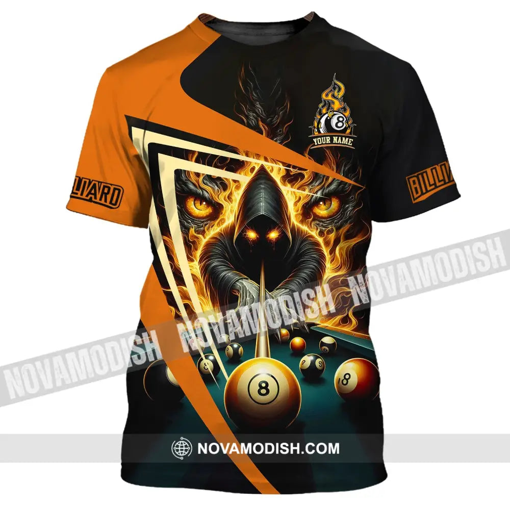 Unisex Shirt - Custom Name Shirt Ghost Of Billiards T-Shirt / S T-shirt