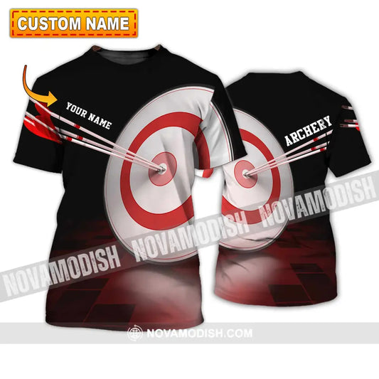 Unisex Shirt - Custom Name Hit The Archery Darts Shirt T-shirt