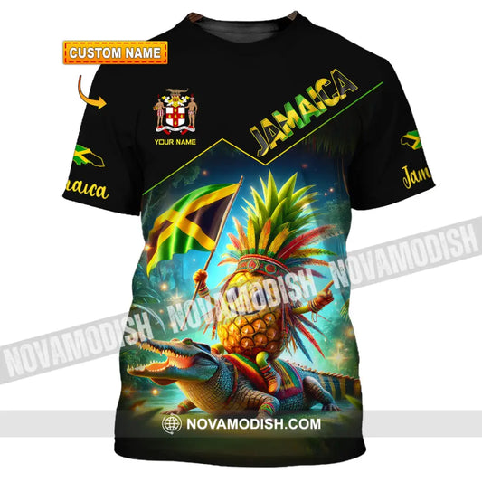 Unisex Shirt Custom Name Jamaica Gift For Lover T-Shirt