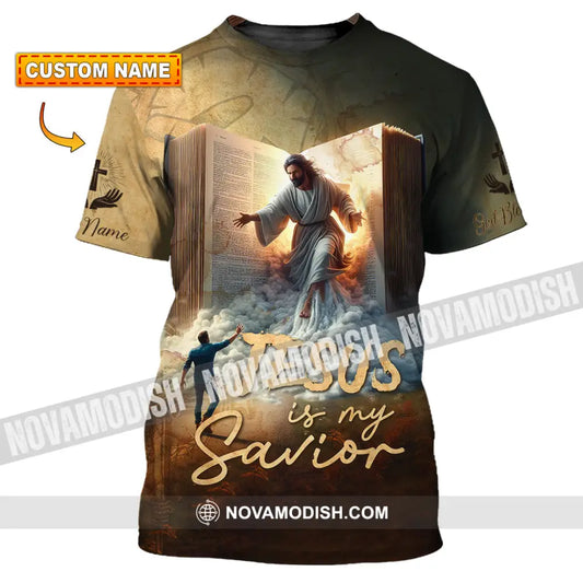 Unisex Shirt - Custom Name Jesus Shirt My Savior T-shirt