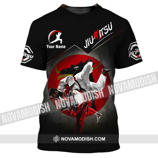 Unisex Shirt - Custom Name Jiu Jitsu Shirt Combat T-Shirt / S T-shirt